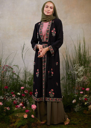 Damask Rose Kimono | Kimonos | Aab Modest Wear