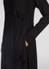 Black Wrap Abaya