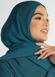 Mallard Green Chiffon Silk Hijab | Hijabs |  Aab Modest Wear